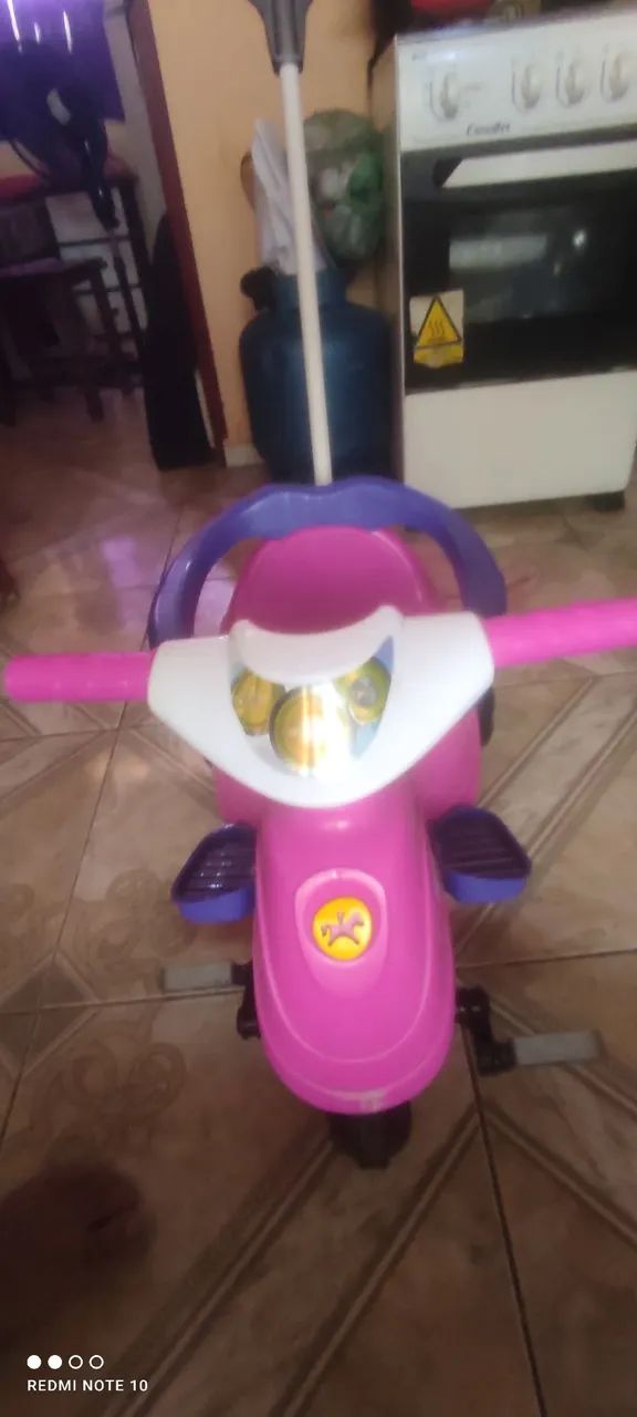 Tricilico Infantil Rosa e Lilás - Foto 5