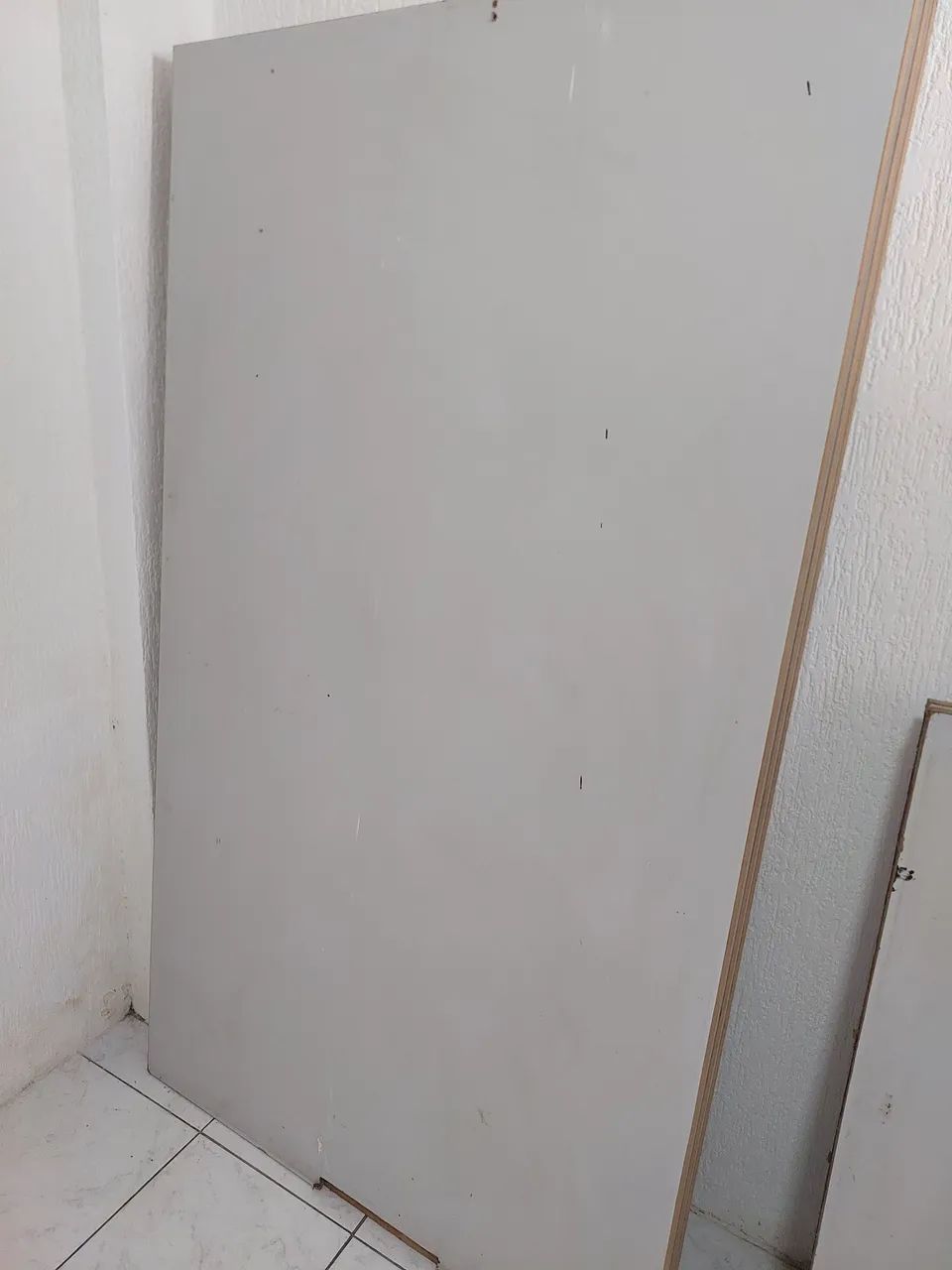 Chapas de eucatex usadas