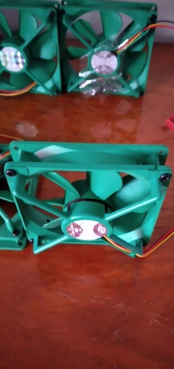 Ventoinha de Gabinete para PC - Verde - Foto 2