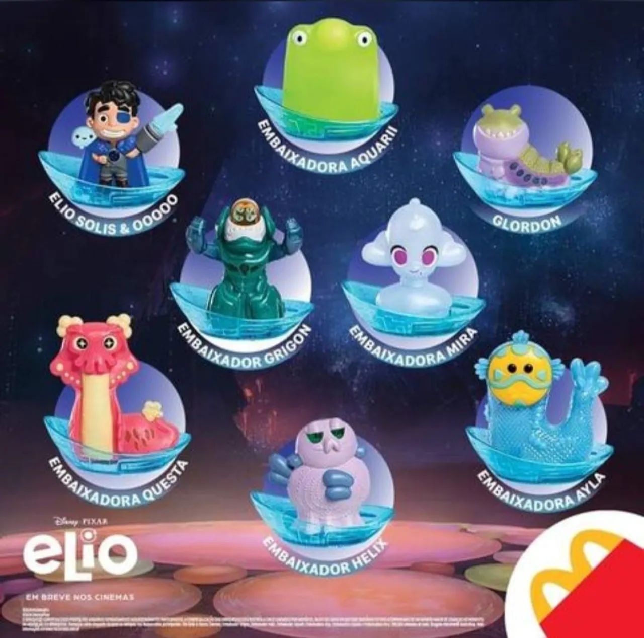 Brinquedos do filme Elio- coleção completa