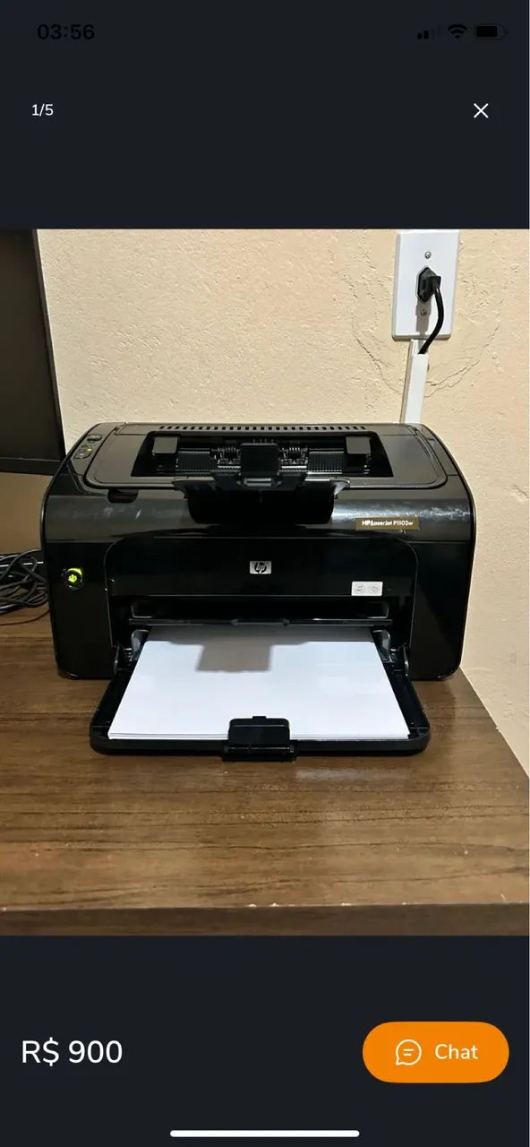 Impressora Hp P1102w seminova revisada - Foto 3