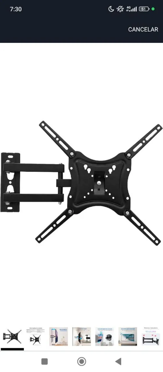 Suporte para TV articulado