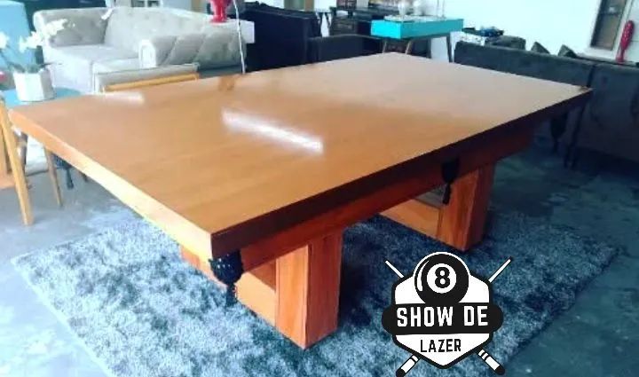 Sinuca Super Luxo Que Vira Mesa de Jantar  - Foto 4