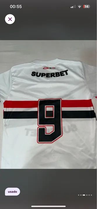 Camisa São Paulo Futebol Clube - 2023 - Tamanho M - Foto 2