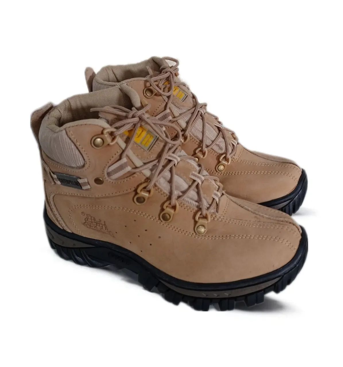 Bota Cano Médio Bege - Entrego  - Foto 4