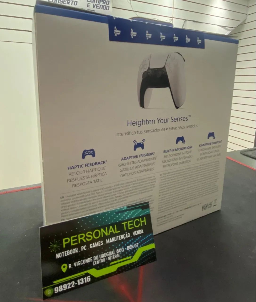 Controle DualSense para PS5 - Novo - Lacrado - Foto 3