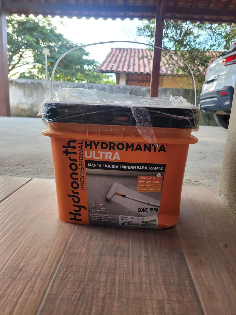Manta Líquida Ultra Hydromanta Emborrachada Para Lajes Telhas Parede Piscina Balde 15kg