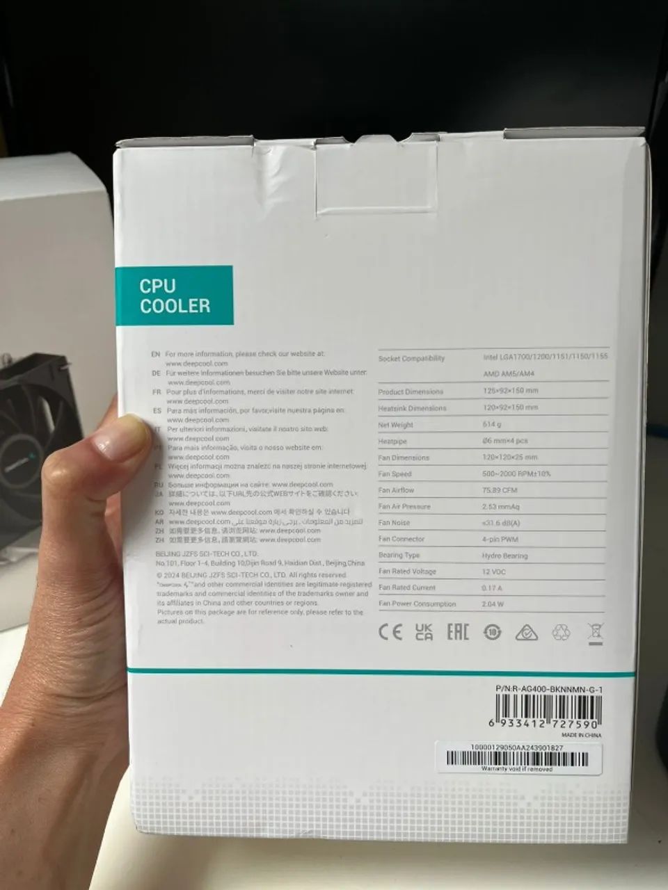 Cooler para Processador DeepCool Gammaxx AG400 - NOVO! - Foto 5