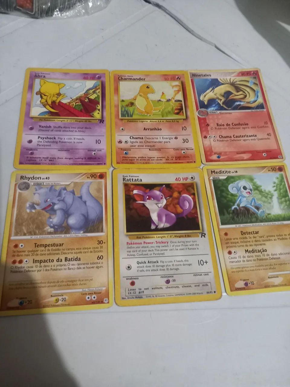 Cartas Pokémon Antigas - Coleção Rara!