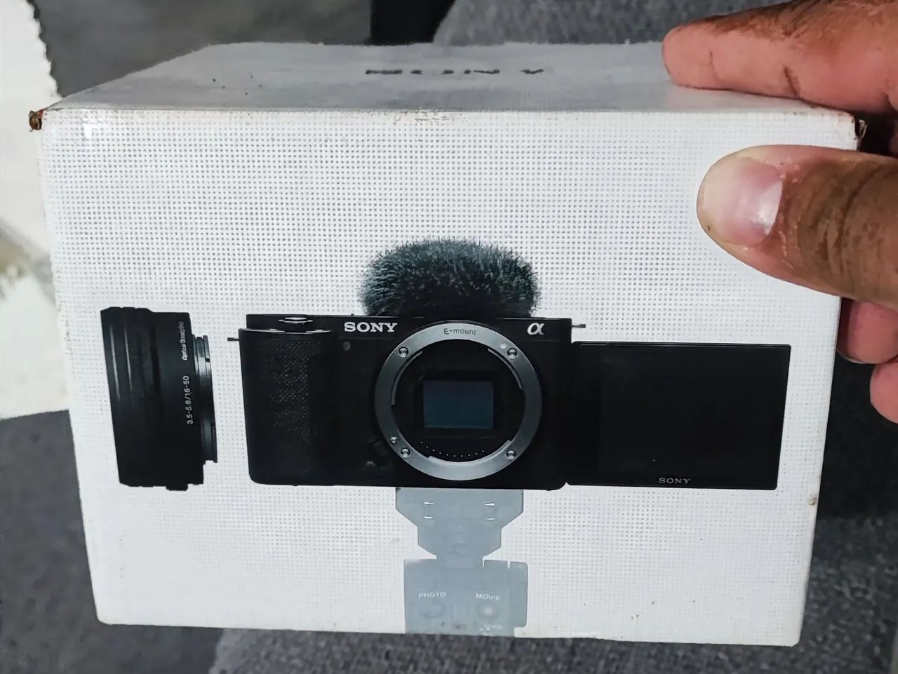 Sony zve 10 cage + lente 23mm 1.4 estado de nova ! - Foto 5