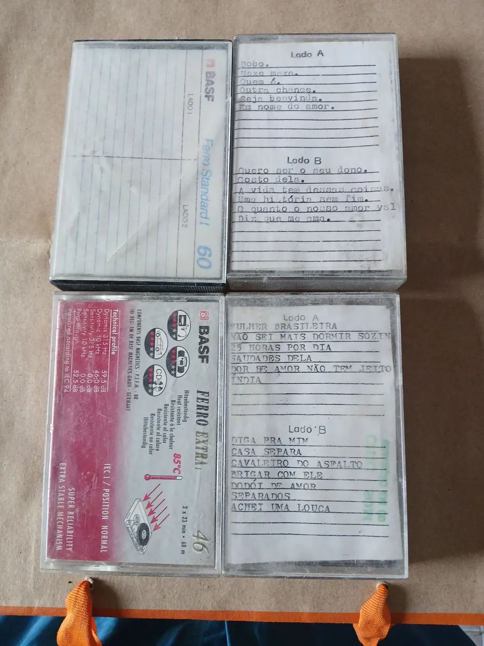 Fitas k7 de Leandro e Leonardo.  - Foto 3