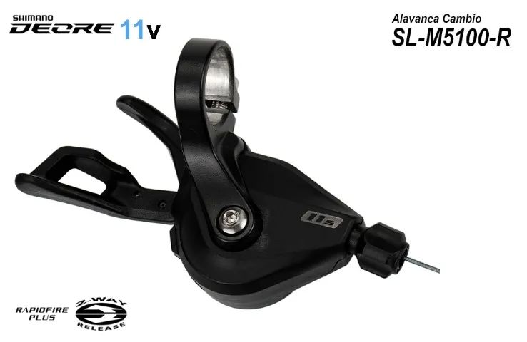 Kit Shimano Deore 11v M5100 Sgs Cambio Passador e Corrente - Foto 3