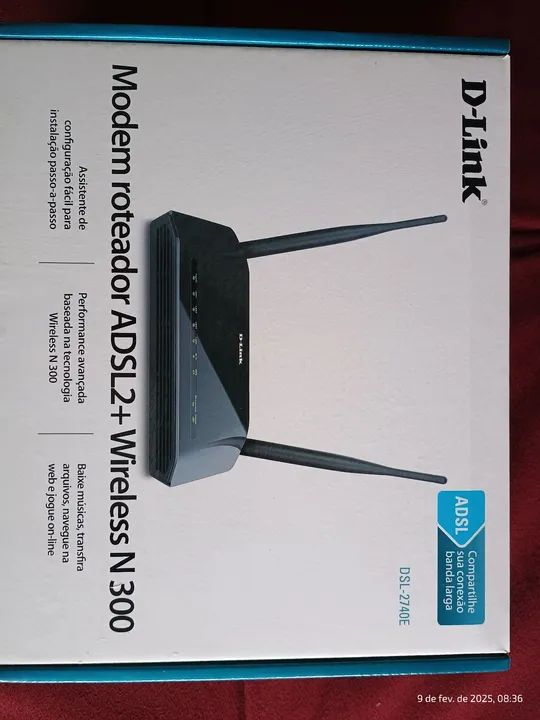 Modem roteador ADSL2+Wireless  - Foto 2