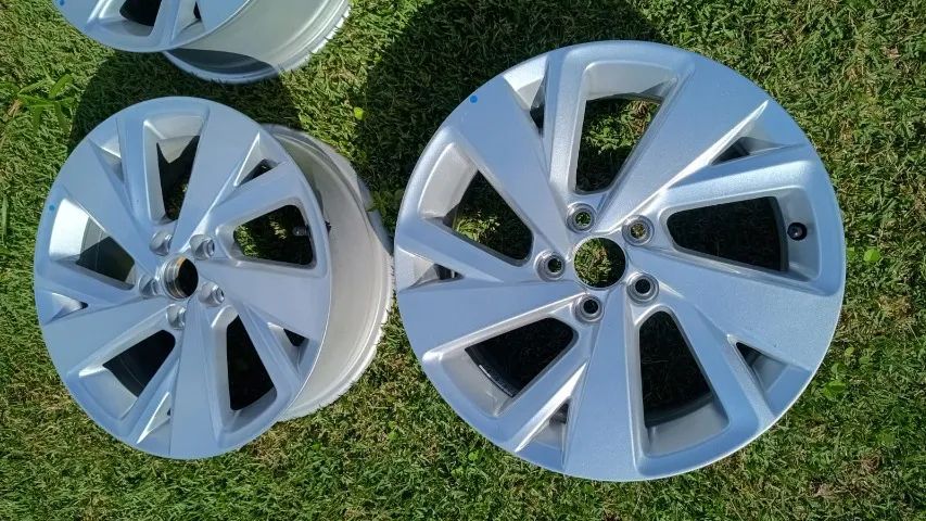 RODAS TCROSS NIVUS LIGA LEVE ORIGINAIS VW ARO 16 5X100  - Foto 2