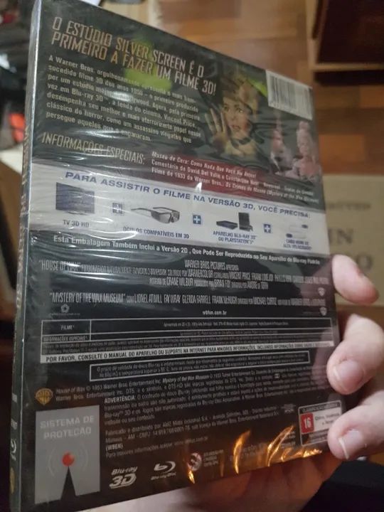 Bluray museu de cera 1957 3d(lacrado) - Foto 2