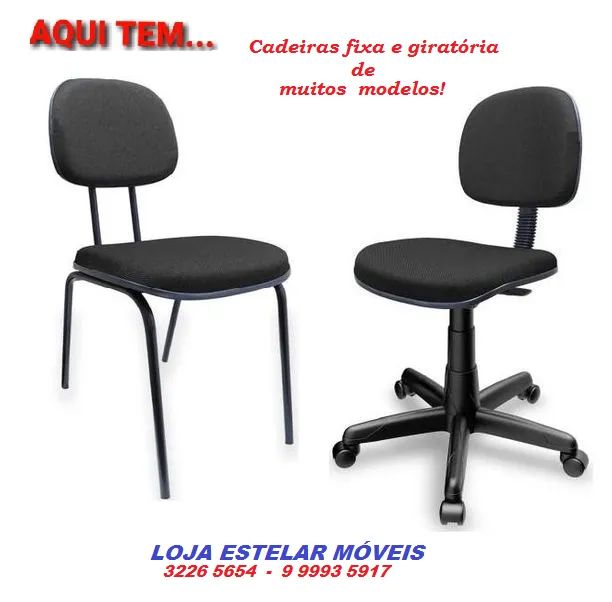Aqui!!! no lugar certo, Cadeiras de vários modelos