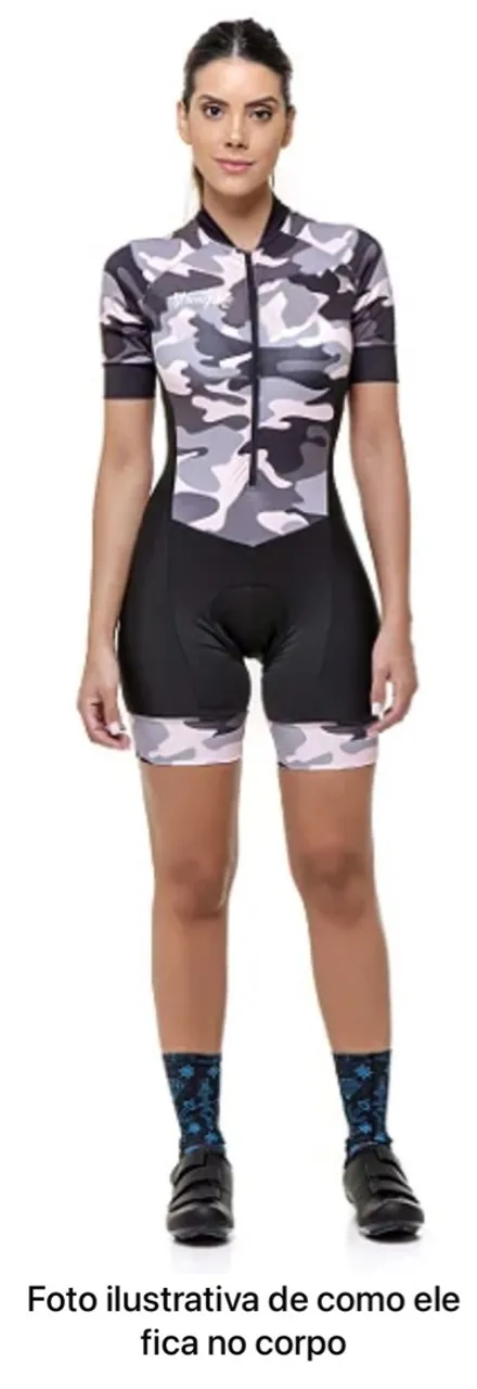Macacão ciclismo feminino M