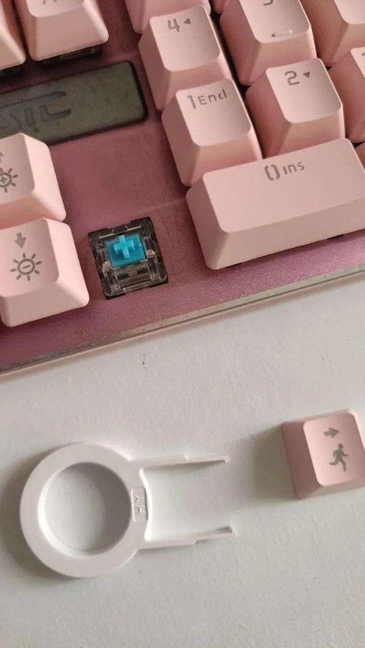 Teclado rosa - Foto 2