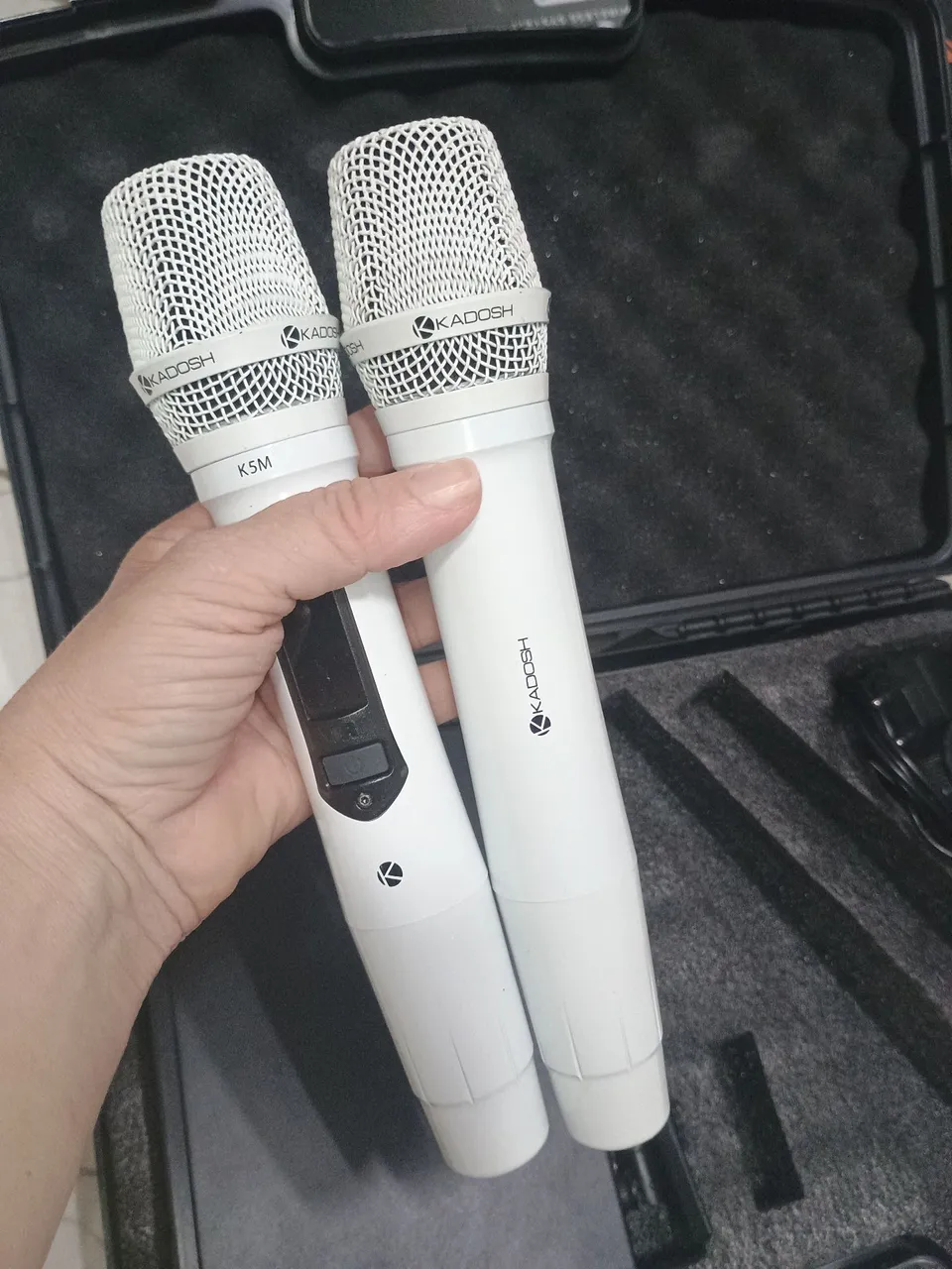 2 Microfones Kadosh K5M Sem Fio