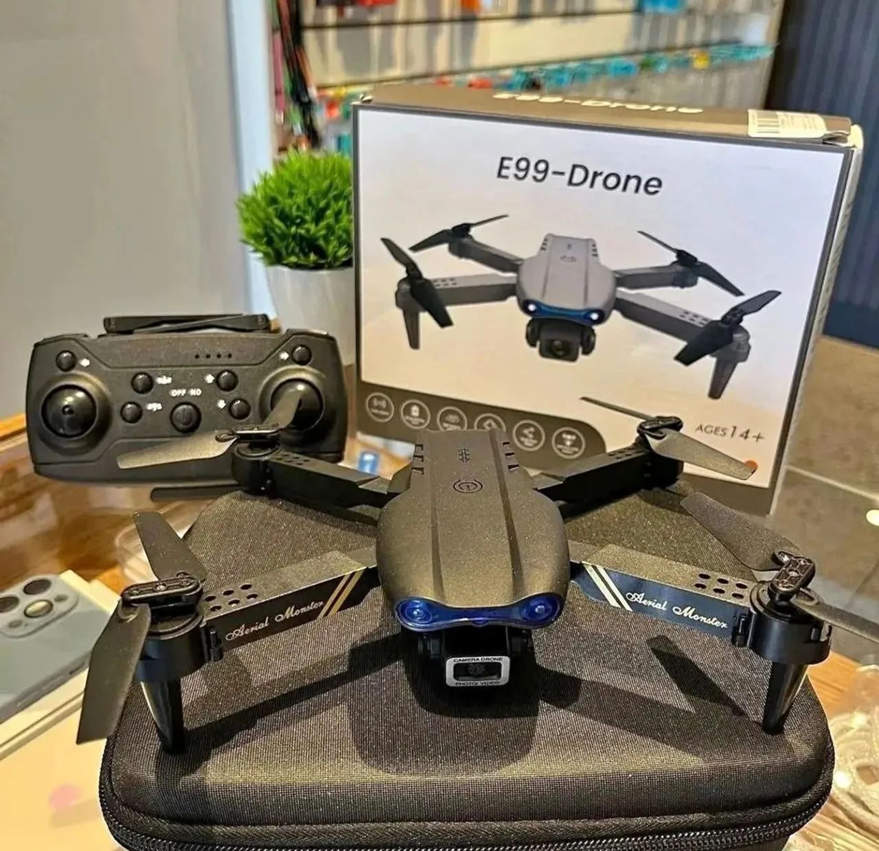 Drone e-99 pro câmera 4k-novo 
