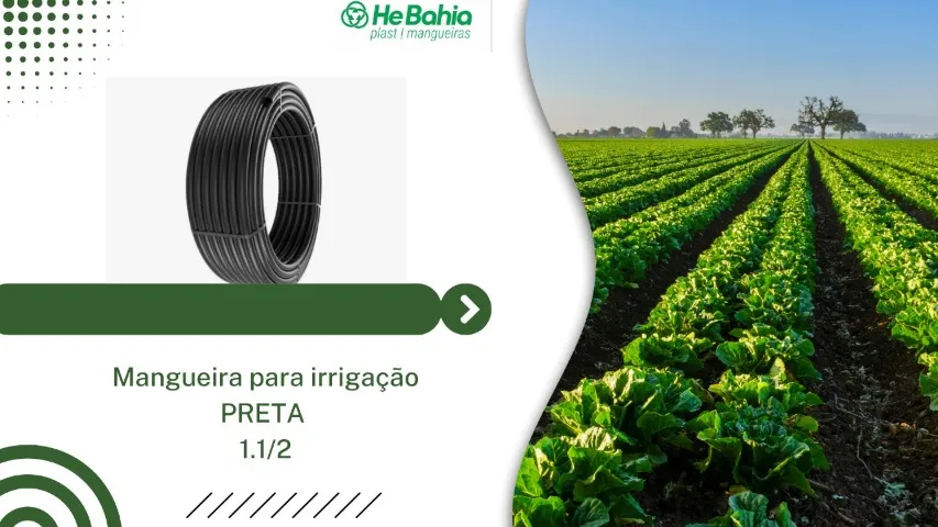 MANGUEIRA PARA IRRIGAÇÃO 1.1/2X3.2 C/100 METROS