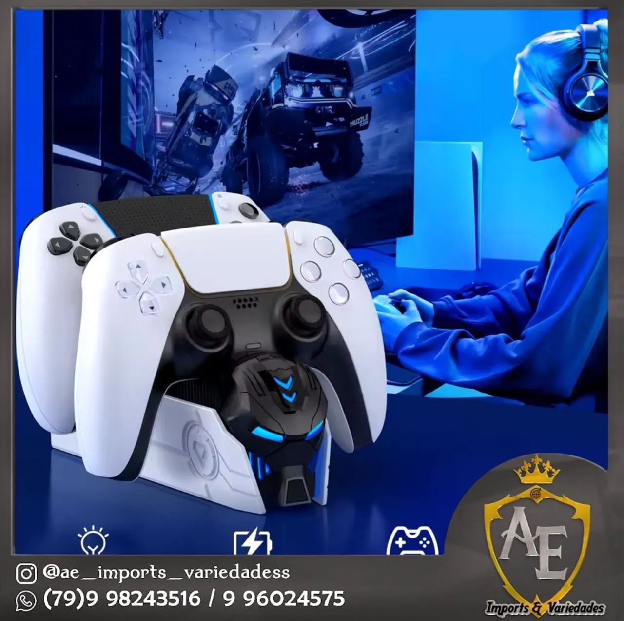Base de Carregamento para Controle DualSense - Playstation 5