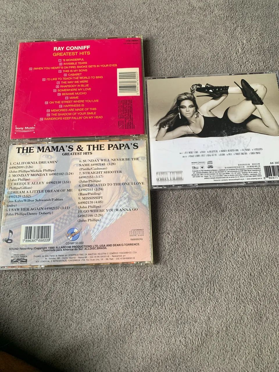 CDs 3 unid R Conniff, Beyonce e The Mama?s and The Papas - Foto 2
