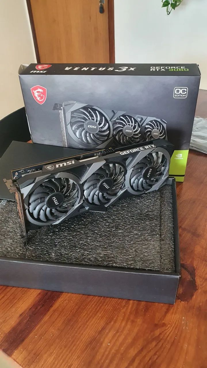 Carte Graphique MSI RTX 3060 Ventus X3 12 Go – Occasion En Bon état