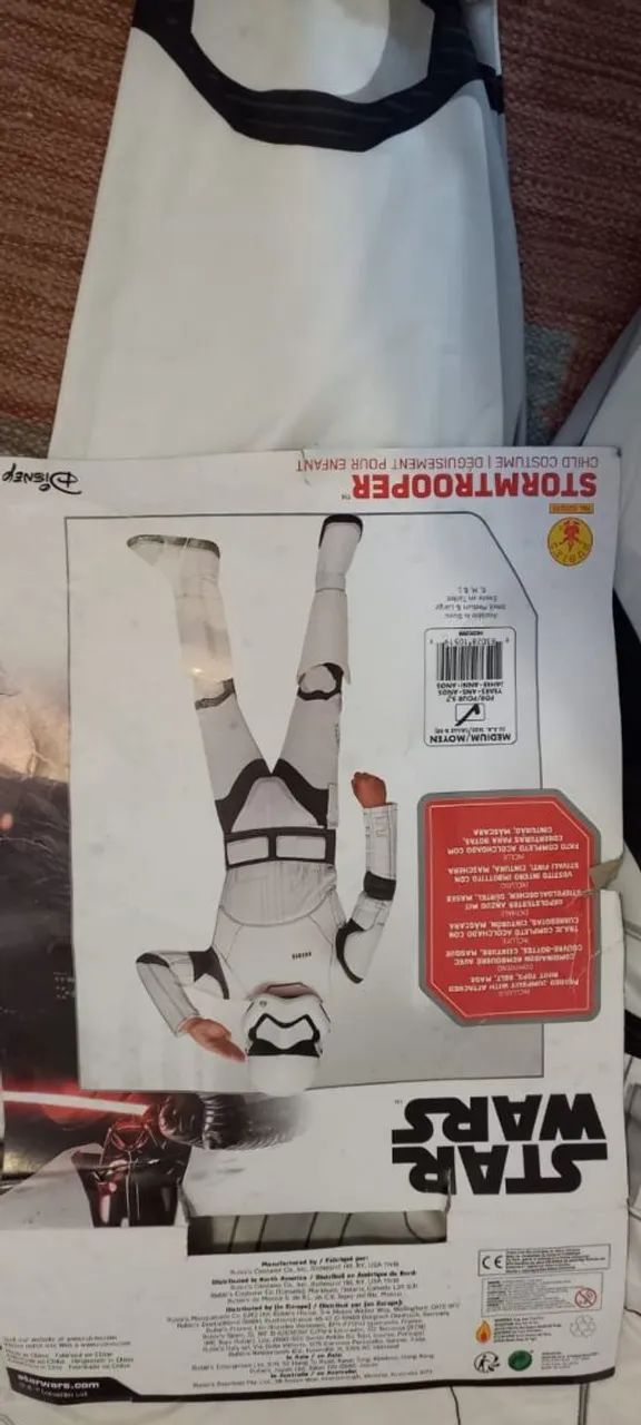 Fantasia Stormtrooper Infantil - Foto 5