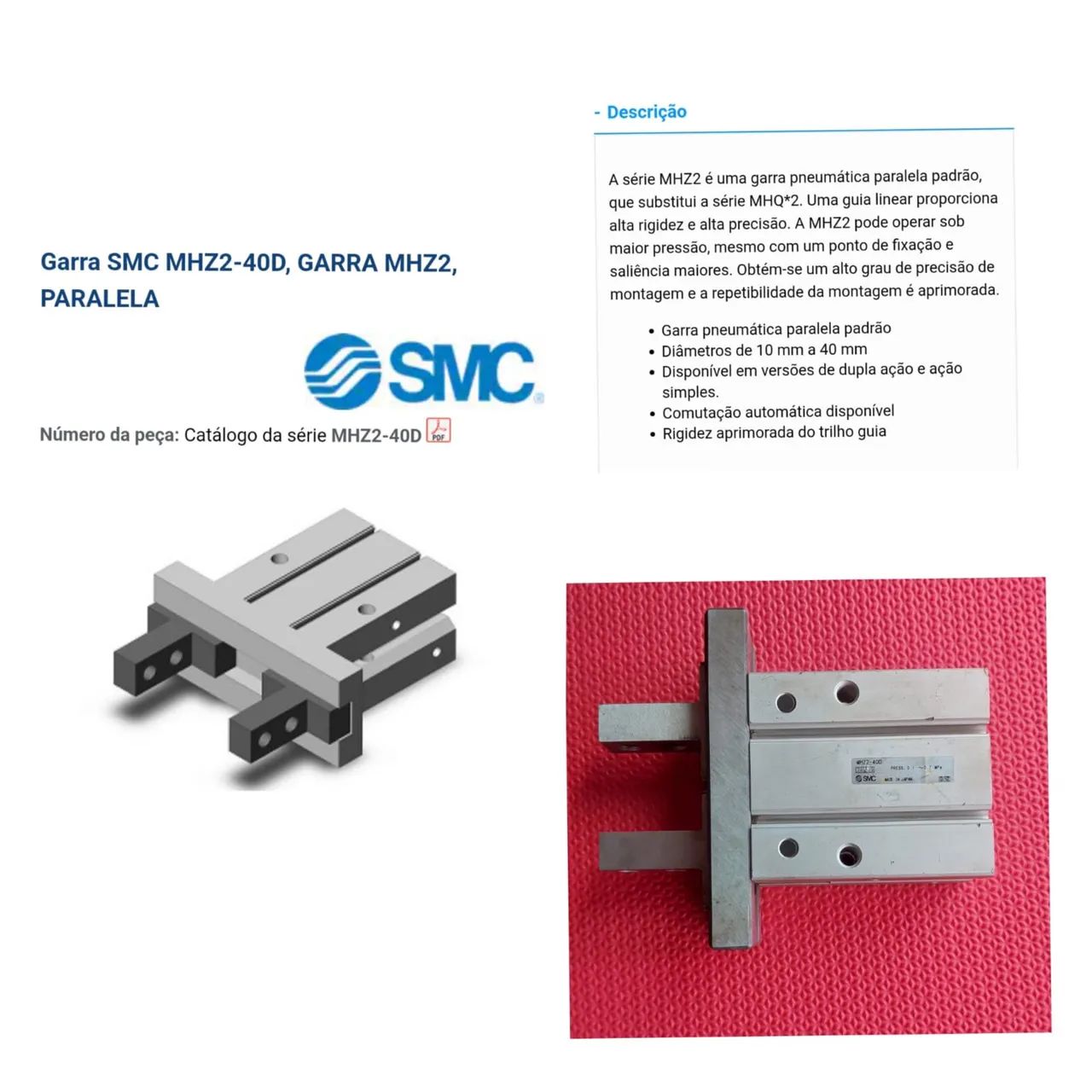 Cilindro pneumático pra torno automático  - Foto 3