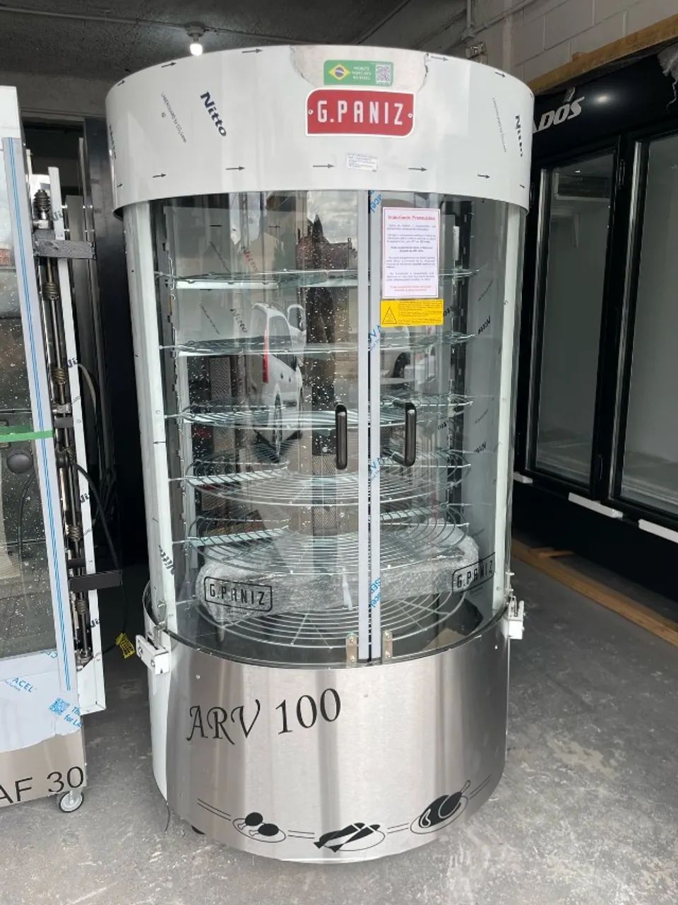 Forno giratório multiuso 100kg com infra central (Ester) 