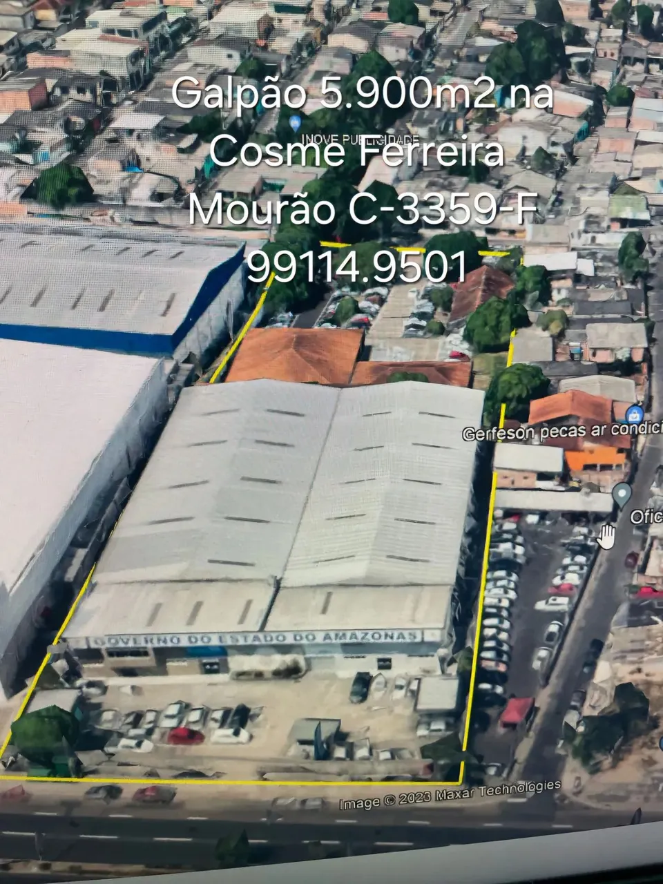Alugo Galpão com 5.900m2 com área de manobra e estacionamiento. Cosme Ferreira/SESI