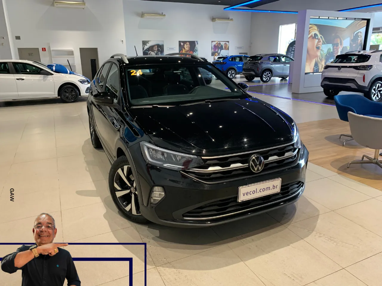 VOLKSWAGEN Nivus 1.0 4P FLEX 200 TSI HIGHLINE AUTOMÁTICO - 2024