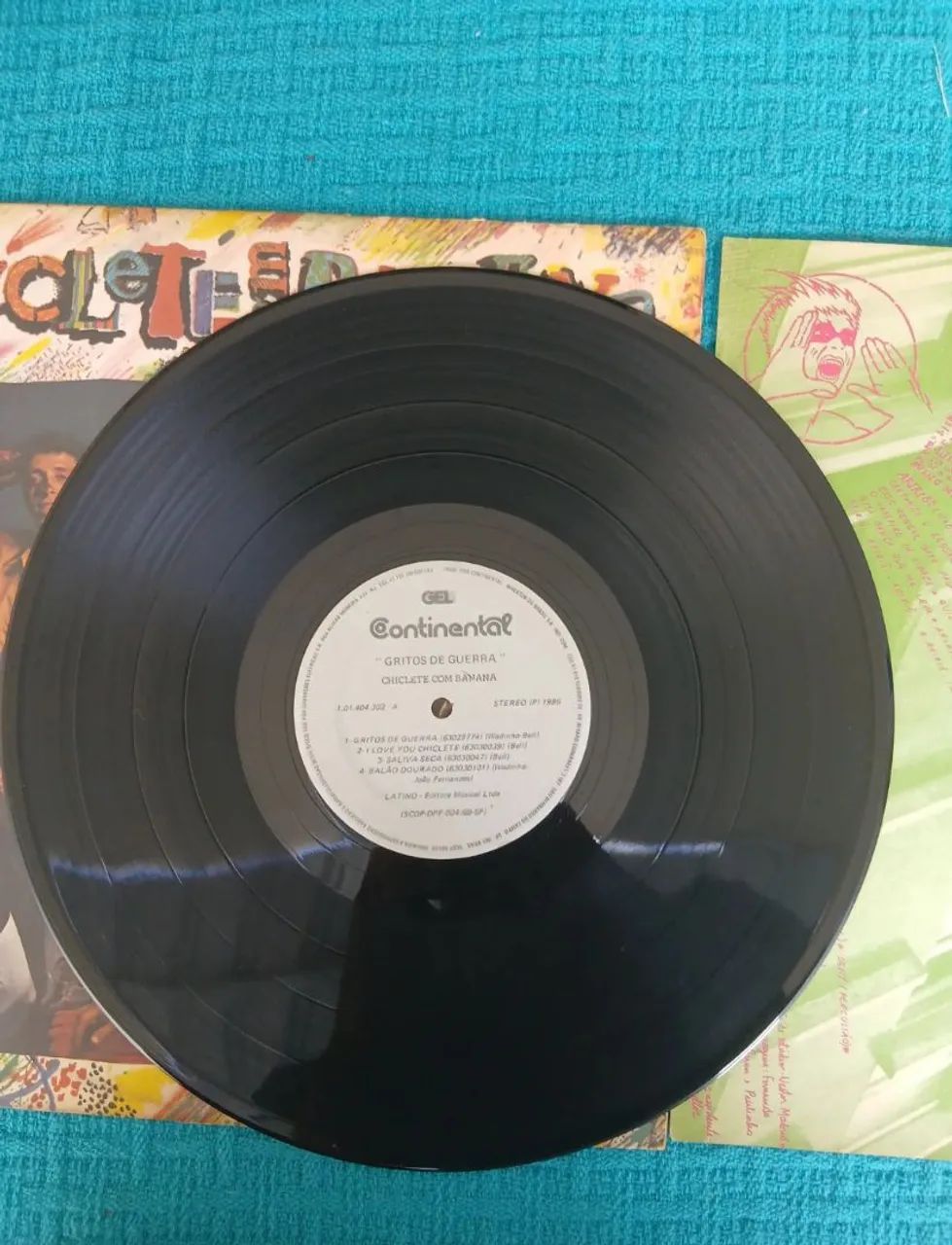 Chiclete Com Banana   Gritos De Guerra  (1986)  Lp Disco De Vinil Original  - Foto 2