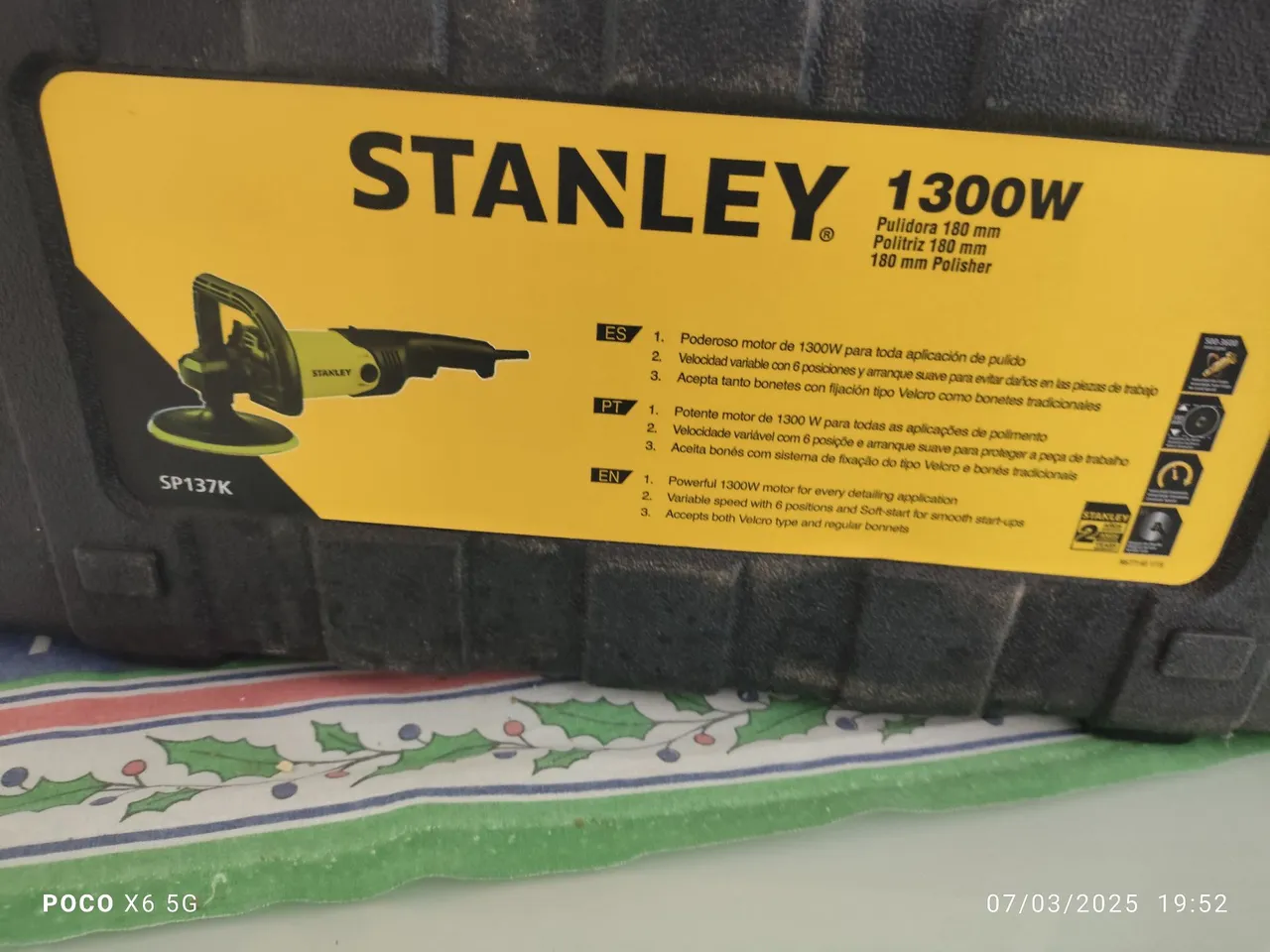 Politriz Stanley 1300W 180mm