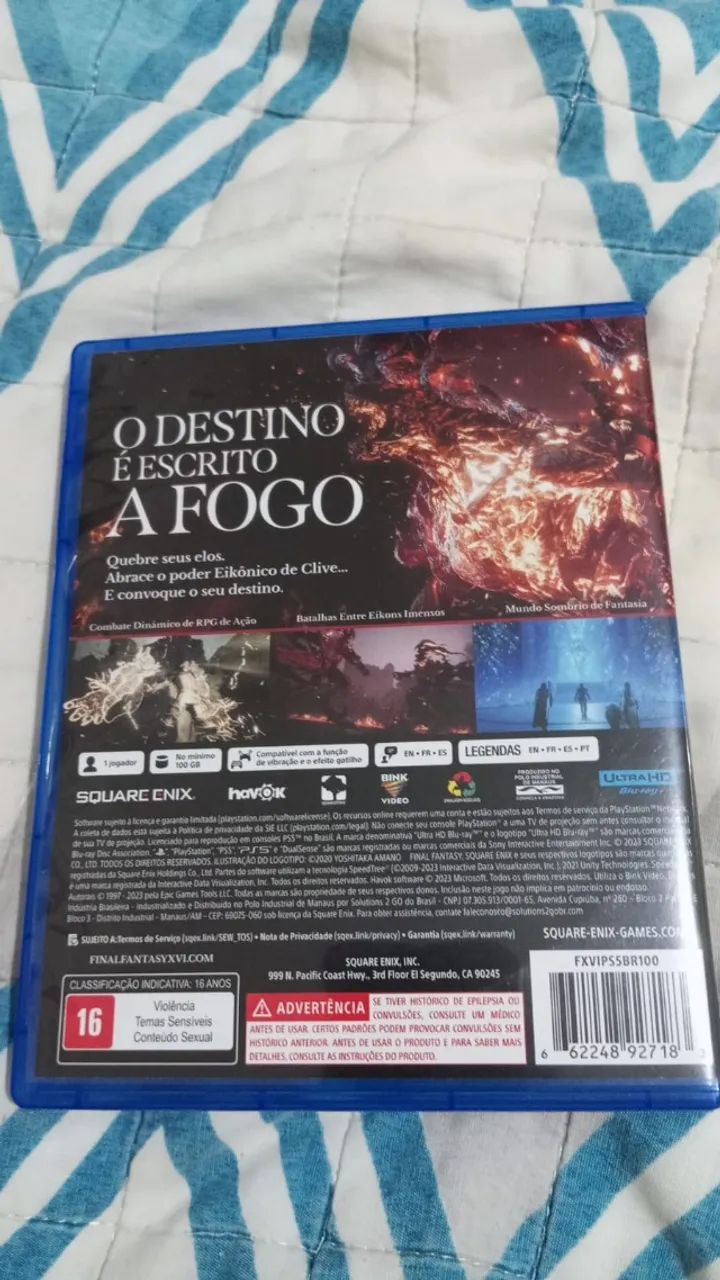Final Fantasy XVI semi novo - Foto 3