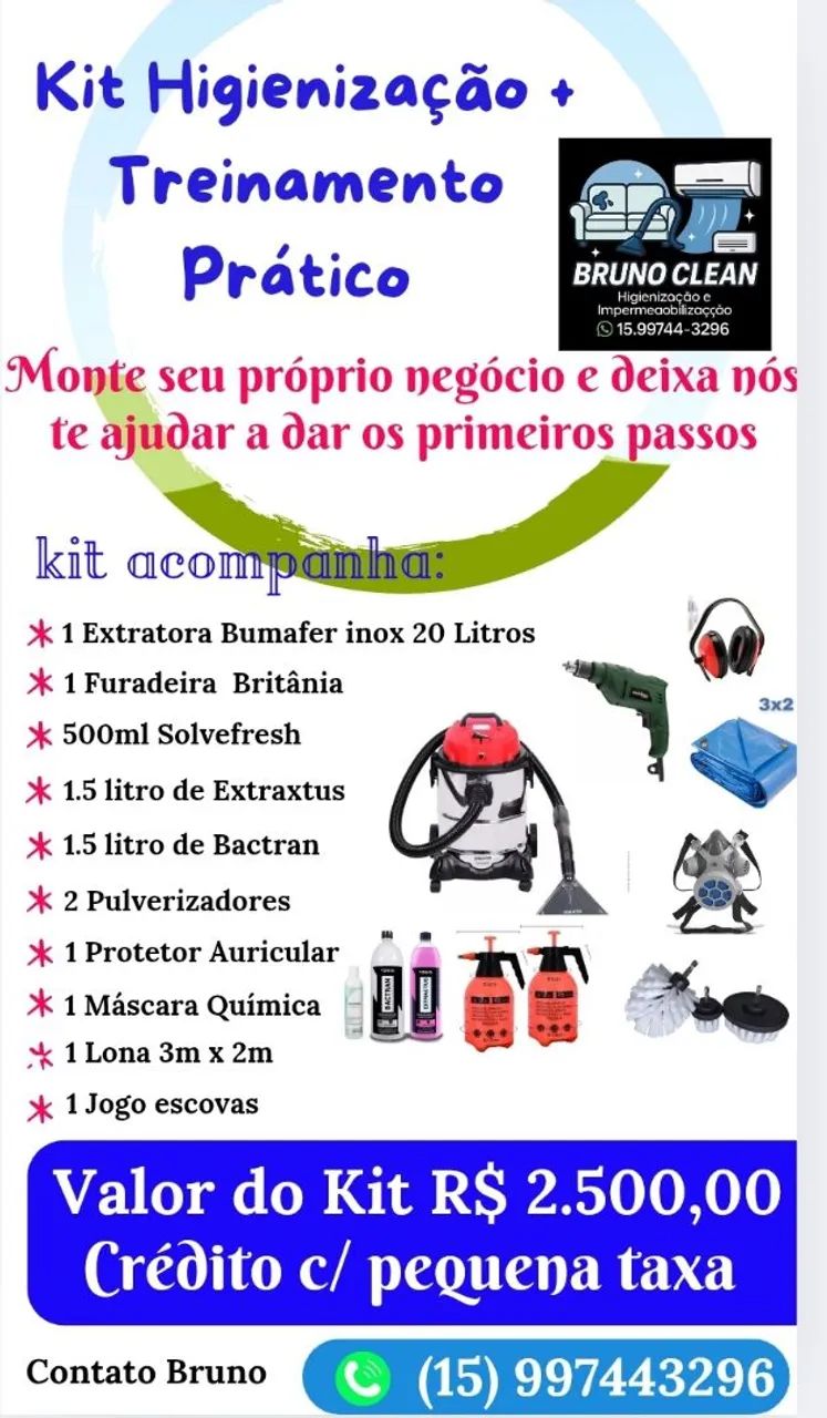 Treinamento prático + Kit completo