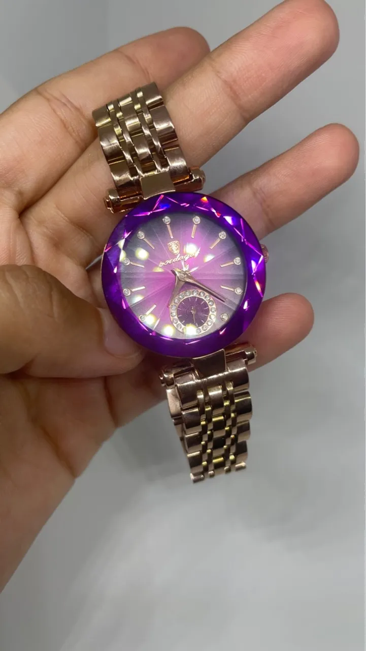Relógio Feminino Dourado