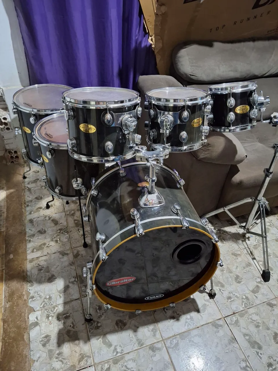 Bateria Prime Europe Birch (Só tambores)