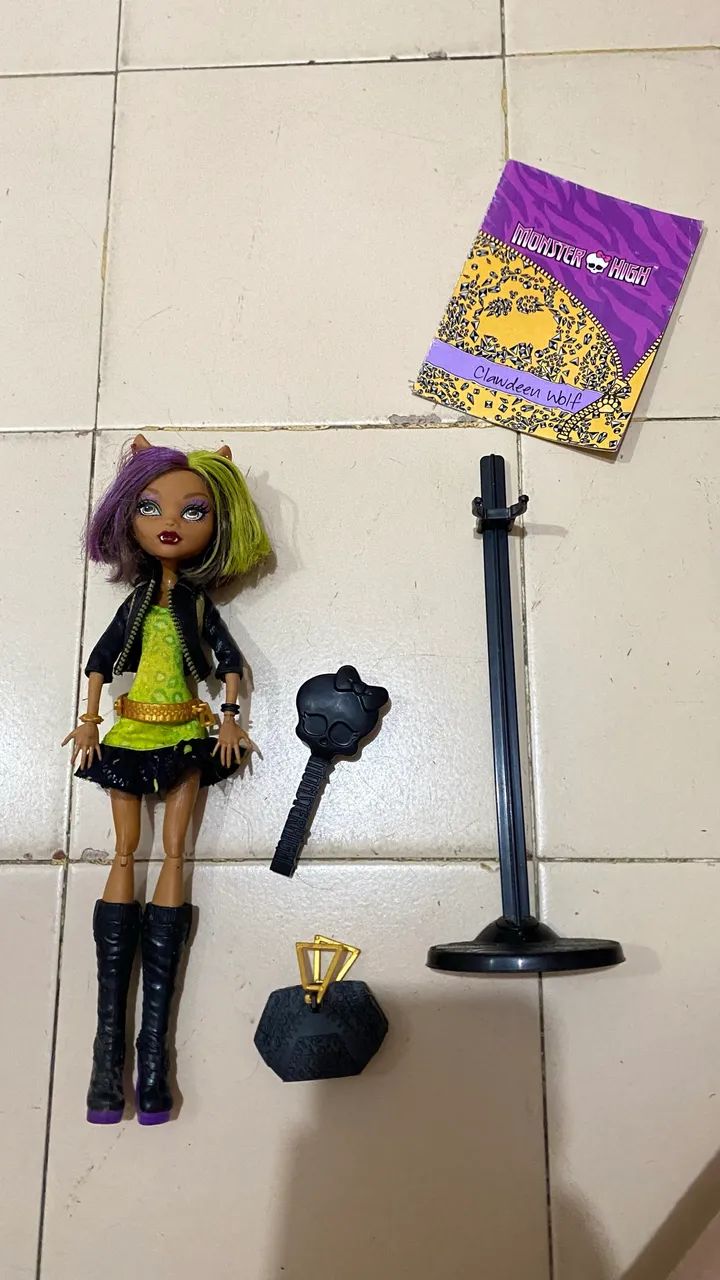 BONECA MONSTER HIGH - CLAWDEEN WOLF - NEW SCAREMASTER 