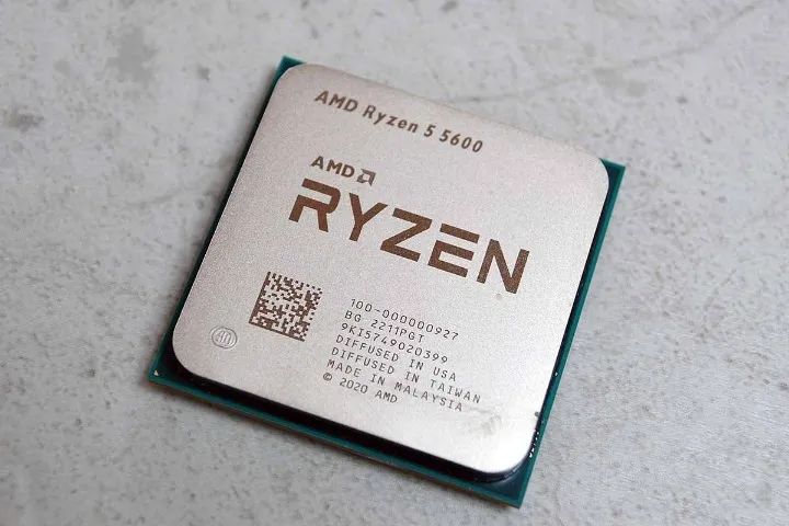 Ryzen 5 5600 3.6Ghz, 6 núcleos e 12 threads