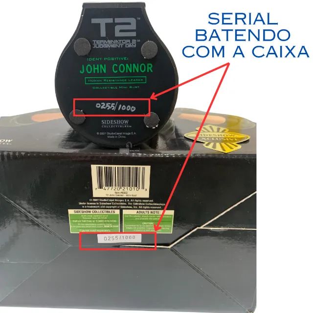John Connor Busto - Exterminador do Futuro 2  - Foto 4