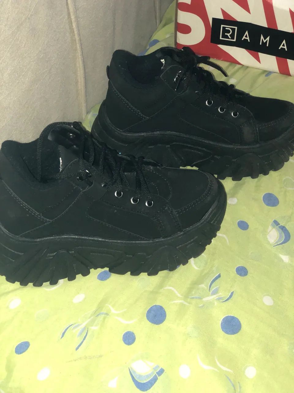 Tênis bufalo plataforma preto(sola alta) gotico  - Foto 3