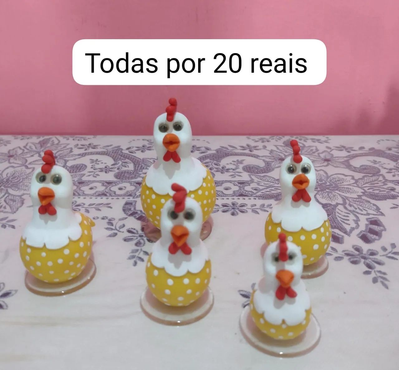 Galinhas de biscuit -  - Foto 5