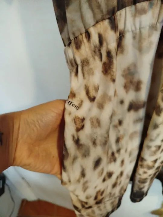 Vestido estampado animal print P - Foto 5