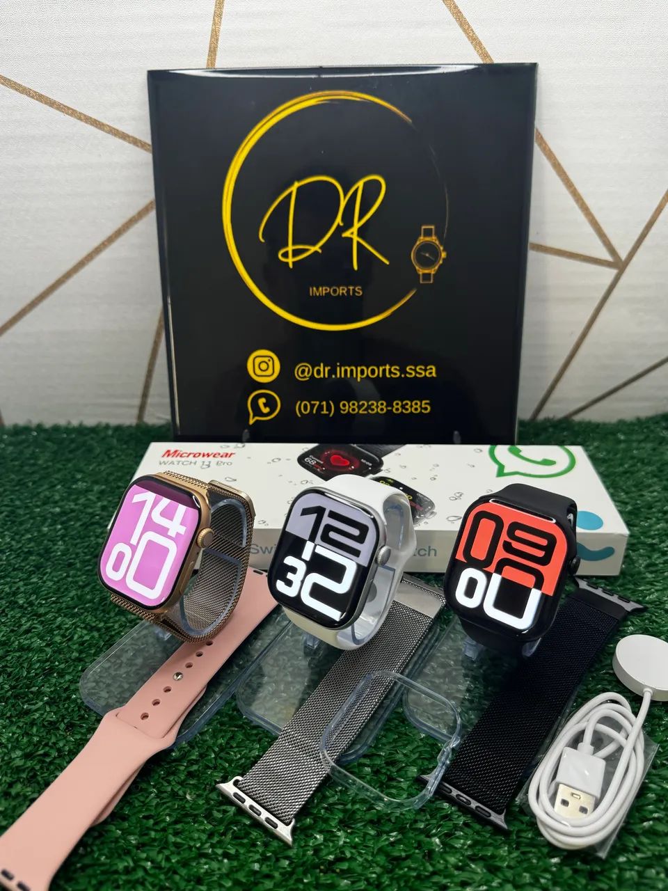 Smartwatch Lançamento 2025-2026 W11 pro series 11 Amoled responde whatsapp