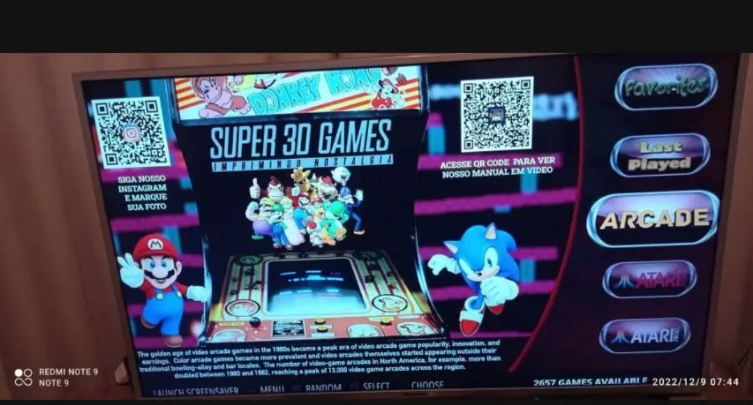 Console Retrô - Mais de 15 mil jogos  - Foto 3