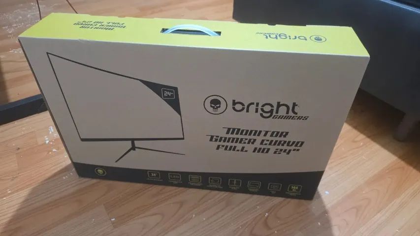 Monitor Curvo 24 Polegadas 144hz IPS Bright Full HD