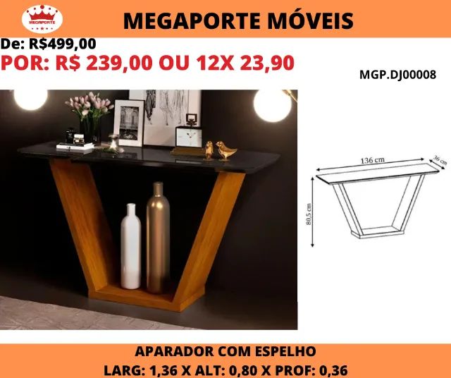 APARADOR ESPELHADO 