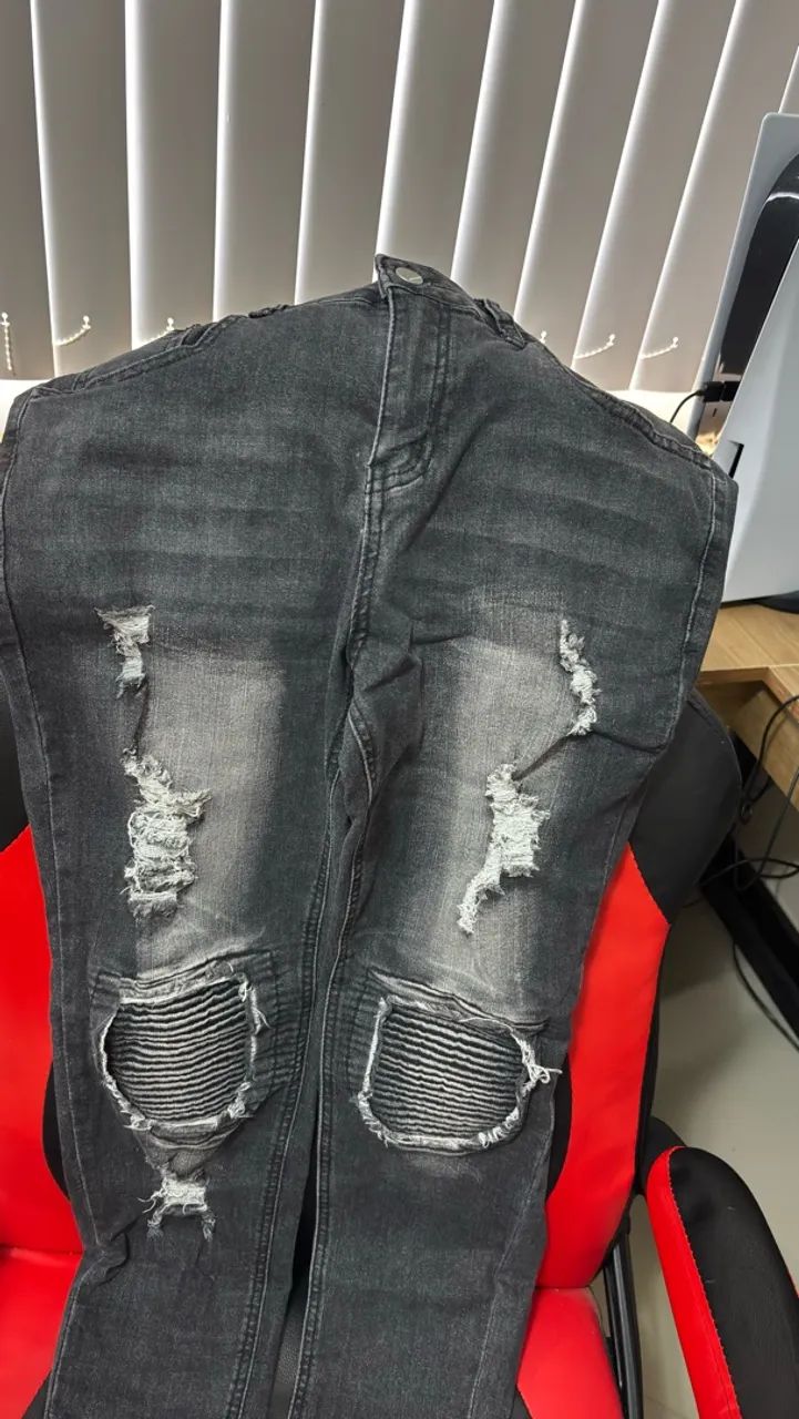 Calça Jeans Slim Jogador